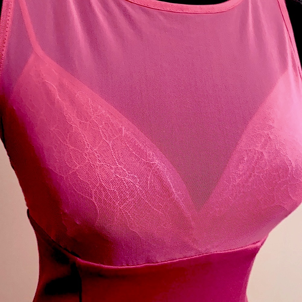 🎉2XHP🎉Bebe Hot Pink Size S Bodycon Dress - Picture 2 of 16